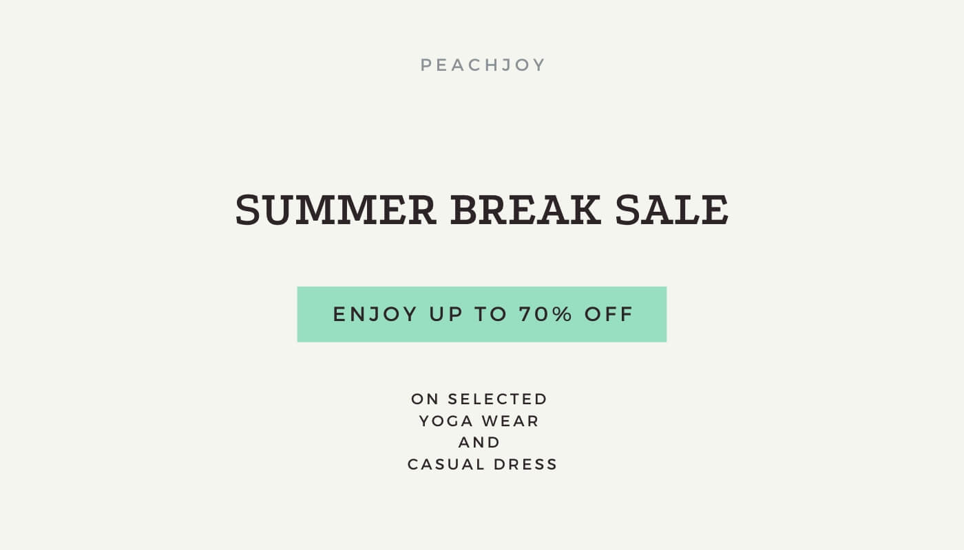 Summer Sale: Up to 70% Off Yoga Wear and Casual Dress at PeachJoy